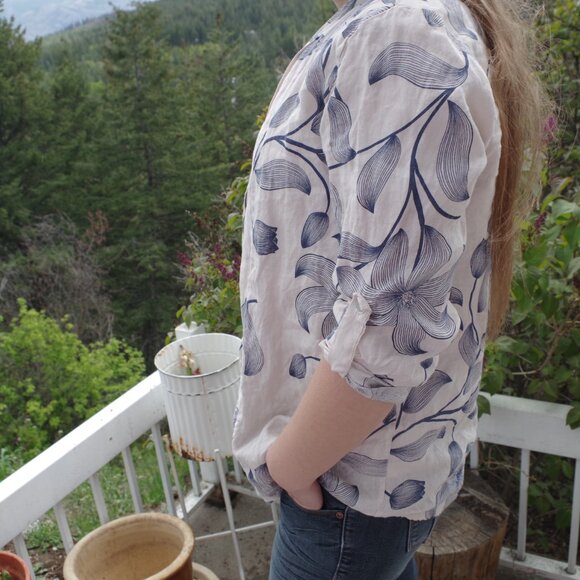 100% Linen Bellambia Made In Italy Jacket - Picture 3 of 4